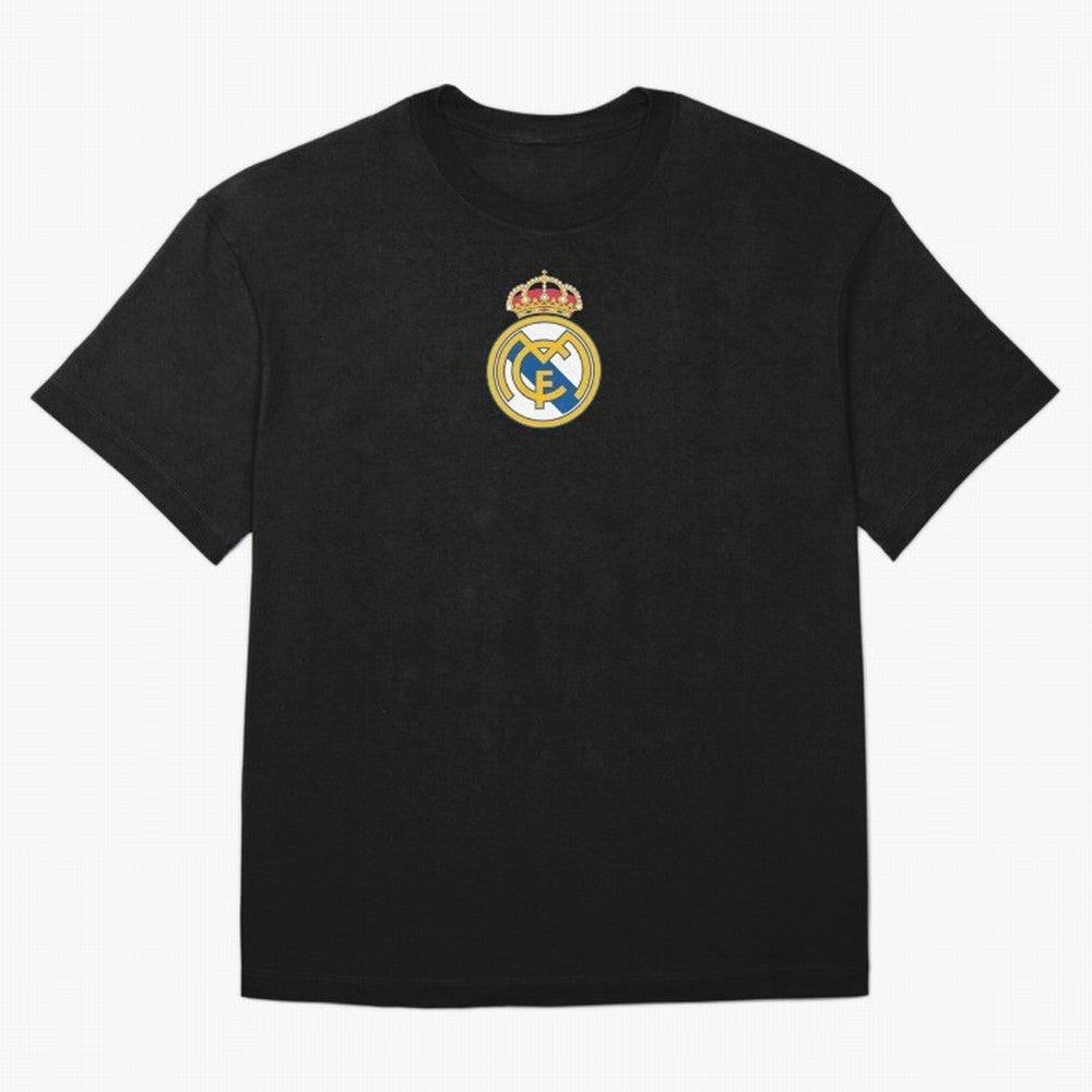 RE-AL-MAD-RID- Logo FC Merchandise Oversized T-Shirt Experience the Global Stage of FIFA World Cup 2026 USA Canada Mexico Spirit, Built around Spain, Neymar, Haaland and Cristiano Ronaldo, Global Supporter Spirit, Legendary Goals, National Colors
