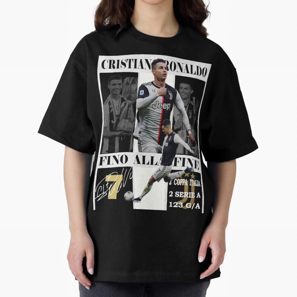 Cristiano Ronaldo Juventus Poster - Iconic CR7 Turin Fan Art Print Oversized T-Shirt Bring Legendary Rivalry Energy to Match Day Hype around FIFA World Cup 2026 USA Canada Mexico, Neymar, Haaland and Cristiano Ronaldo, Netherlands, Retro Football