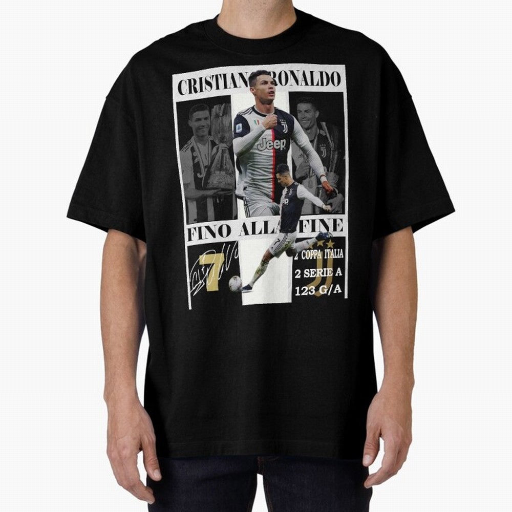 Cristiano Ronaldo Juventus Poster - Iconic CR7 Turin Fan Art Print Oversized T-Shirt Bring Legendary Rivalry Energy to Match Day Hype around FIFA World Cup 2026 USA Canada Mexico, Neymar, Haaland and Cristiano Ronaldo, Netherlands, Retro Football