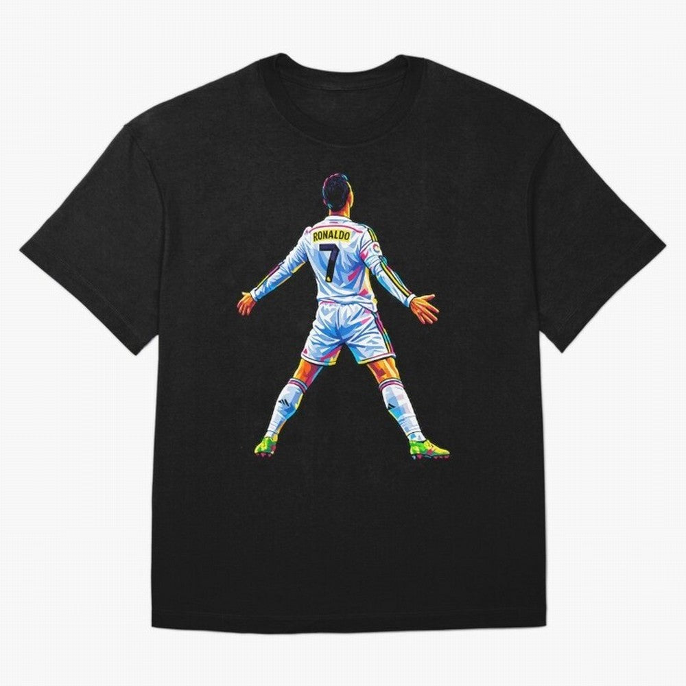 The GOAT Ronaldo Oversized T-Shirt Remember Iconic Moments from FIFA World Cup 2026 for Fans of Mbappe and Neymar and Spain and Netherlands, Bringing Supporter Pride, Iconic Celebrations, Legendary Names and Global Match Day Energy; Created for