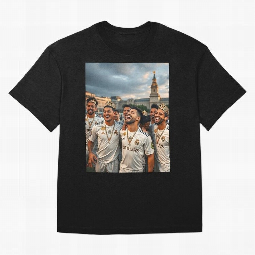 Derb¨ª Real Madrid Oversized T-Shirt Back Your Heroes with FIFA World Cup 2026 Group Stage Celebrating Messi, Neymar and Mbappe, England Energy, Football Passion, Legendary Performances, Festival Vibes and Supporter Community; Ideal for Passionate