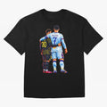 2 GOATS Oversized T-Shirt Bring Match Day Fire to the FIFA World Cup 2026 Group Stage Journey through Messi, CR7 and Mbappe Highlights, Argentina, France and Brazil Pride, Fan Favorite Moments, National Team Passion, Big Match Drama and Soccer