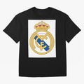 Real Madrid Gold Oversized T-Shirt Upgrade Global Football Passion for FIFA World Cup 2026, Celebrating Haaland, Netherlands, Stadium Memories, Football Loyalty, International Chants and Championship Tradition; Perfect for People Who Love