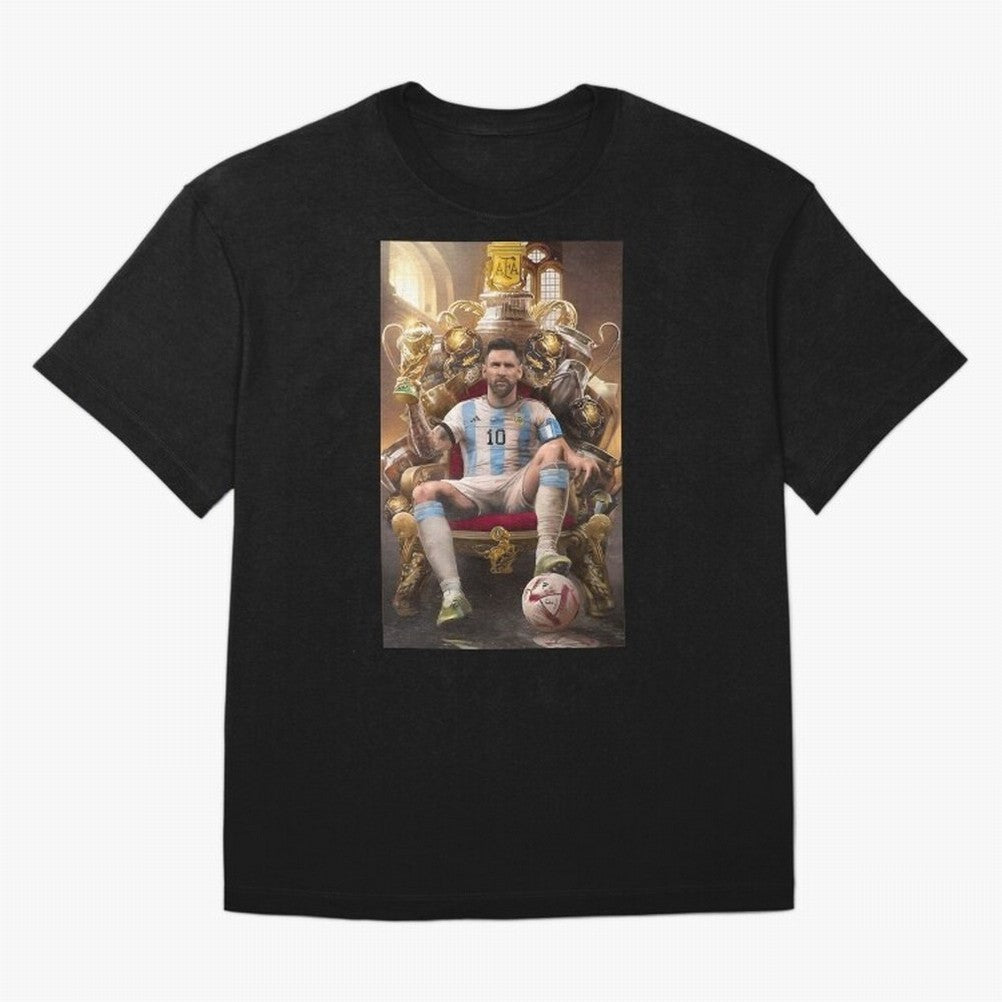 Lionel Messi Oversized T-Shirt Back the Journey through Match Day Hype around FIFA World Cup 2026 Group Stage, Neymar, France, Supporter Pride, Iconic Celebrations, Legendary Names and Global Match Day Energy; Built for Supporters Chasing Trophy