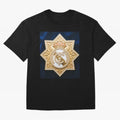 Escudo del Realma Oversized T-Shirt Stand Proud for FIFA World Cup 2026 Made for Messi and Cristiano Ronaldo, Brazil Energy, Goal Celebration Energy, Supporter Heritage, Football Icons and Worldwide Tournament Joy; Made for Die Hard Supporters,