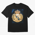 Madrid Honor y Gloria Oversized T-Shirt Turn Up for the FIFA World Cup 2026 Journey through Cristiano Ronaldo Highlights, Germany Pride, Game Day Rituals, Football Legends, Country Pride and the Road to the Final; Ideal for Passionate Fans Who Love