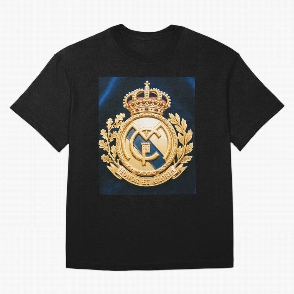 Madrid Honor y Gloria Oversized T-Shirt Turn Up for the FIFA World Cup 2026 Journey through Cristiano Ronaldo Highlights, Germany Pride, Game Day Rituals, Football Legends, Country Pride and the Road to the Final; Ideal for Passionate Fans Who Love