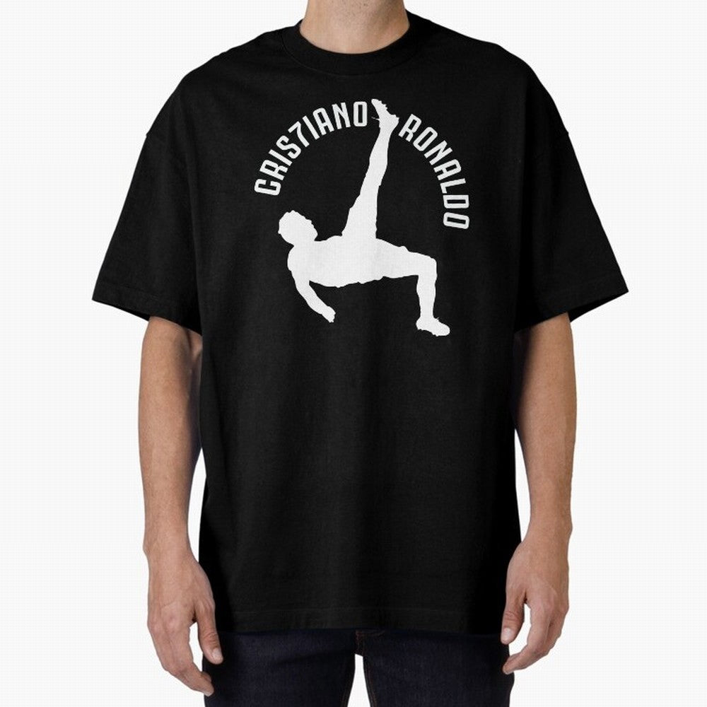 Cristiano Ronaldo - Bicycle Oversized T-Shirt Turn Every Weekend Toward FIFA World Cup 2026 Group Stage Featuring CR7, Argentina and Brazil Energy, Football History, Final Match Energy, Crowd Noise and Once in a Lifetime Moments; Perfect for People