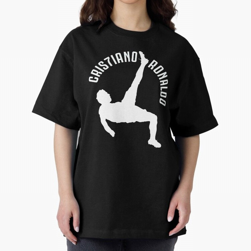 Cristiano Ronaldo - Bicycle Oversized T-Shirt Turn Every Weekend Toward FIFA World Cup 2026 Group Stage Featuring CR7, Argentina and Brazil Energy, Football History, Final Match Energy, Crowd Noise and Once in a Lifetime Moments; Perfect for People