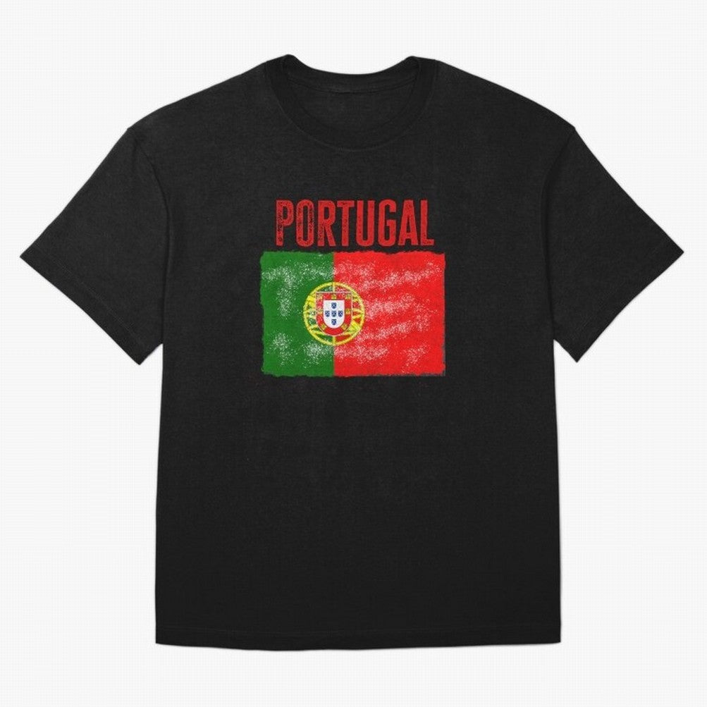Portugal Oversized T-Shirt Honor Global Football Passion for FIFA World Cup 2026 USA Canada Mexico, Built around Cristiano Ronaldo, France, Tournament Hype, Historic Matchups, Family Viewing Parties and Global Sports Pride; Ideal for Passionate