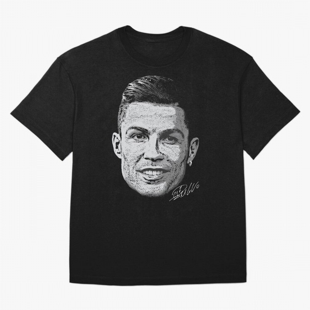 Cristiano Ronaldo Signed Oversized T-Shirt Carry National Pride through the FIFA World Cup 2026 Journey through Haaland Highlights, England Pride, Retro Football Energy, Iconic Rivalries, Trophy Chase Drama and Stadium Atmosphere; Perfect for