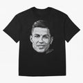 Cristiano Ronaldo Signed Oversized T-Shirt Carry National Pride through the FIFA World Cup 2026 Journey through Haaland Highlights, England Pride, Retro Football Energy, Iconic Rivalries, Trophy Chase Drama and Stadium Atmosphere; Perfect for