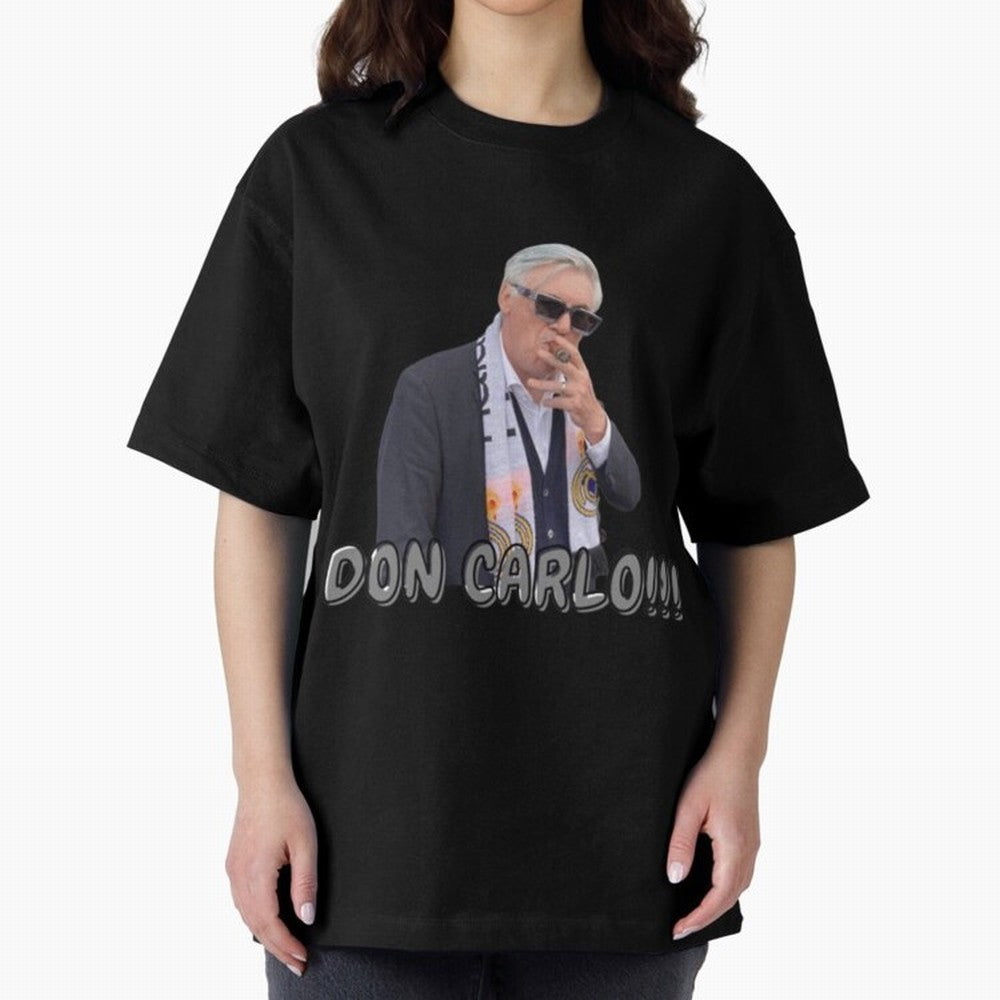 Don Carlo Ancelotti Oversized T-Shirt Bring Champion Energy into FIFA World Cup 2026 Group Stage Centered on Haaland, England Energy, Champion Mindset, Group Stage Buzz, Knockout Tension and Passionate Fan Culture; Perfect for Fans, Collectors,