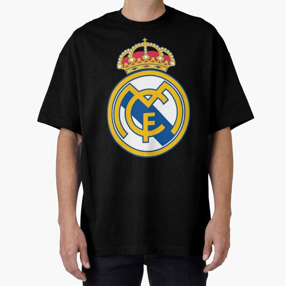 The Madrid Cf Logo Oversized T-Shirt Enjoy the Biggest Football Party of Global Football Passion for FIFA World Cup 2026 USA Canada Mexico, Centered on Mbappe, Argentina and Brazil, Game Day Rituals, Football Legends, Country Pride and the Road to