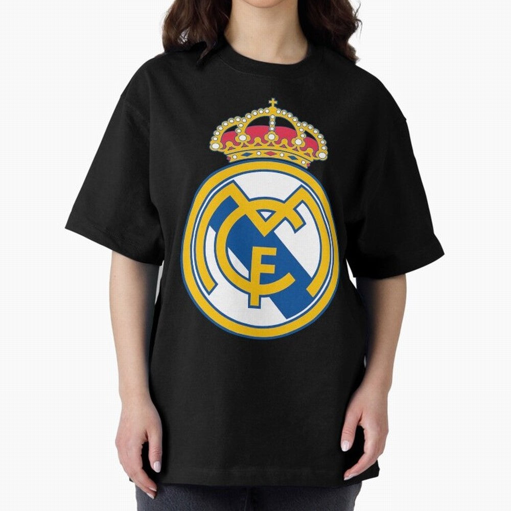 The Madrid Cf Logo Oversized T-Shirt Enjoy the Biggest Football Party of Global Football Passion for FIFA World Cup 2026 USA Canada Mexico, Centered on Mbappe, Argentina and Brazil, Game Day Rituals, Football Legends, Country Pride and the Road to