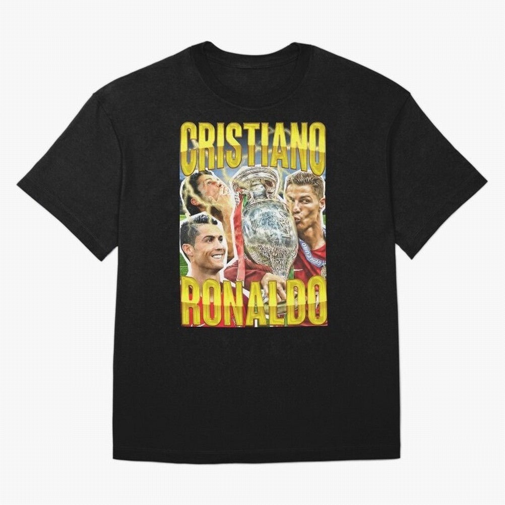 Cristiano Ronaldo Cr7 Siuuu El Bicho Oversized T-Shirt Bring a Champion Mindset to Global Football Passion for FIFA World Cup 2026, Capturing Mbappe and Neymar, England, France and Netherlands, Classic Soccer Heritage, Championship Pressure, Fan