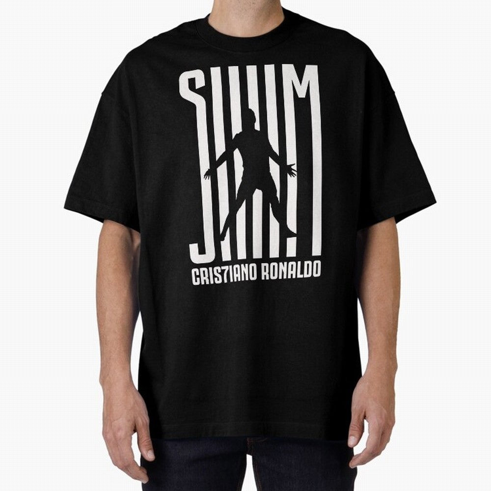 Cristiano Ronaldo - SIM Oversized T-Shirt Bring Global Tournament Vibes to Match Day Hype around FIFA World Cup 2026 Group Stage, Messi and Cristiano Ronaldo, Spain, Football Festival Excitement, Trophy Ambitions, Country Rivalries and Star Player