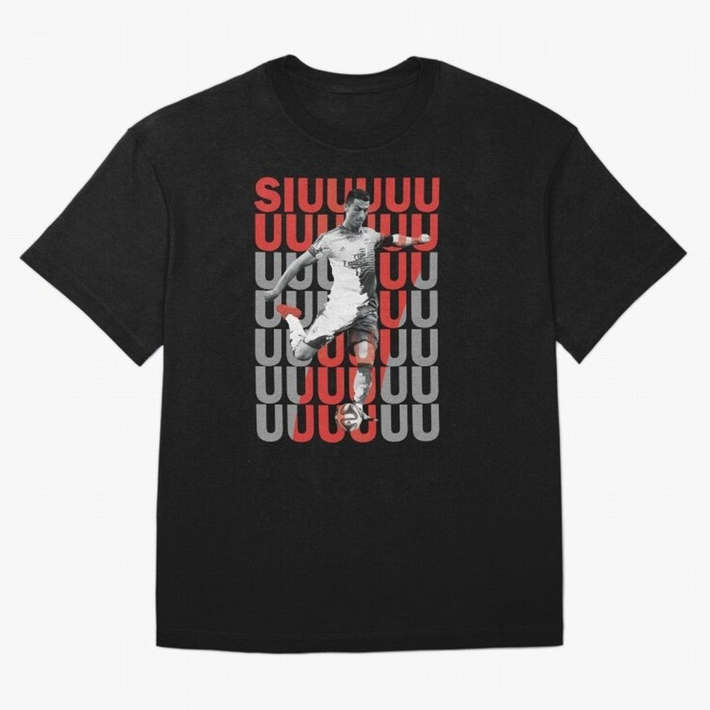 Siuuuuuu Cristiano Ronaldo Oversized T-Shirt Make Memories around FIFA World Cup 2026 Group Stage for Fans of Haaland and Spain, Bringing Supporter Pride, Iconic Celebrations, Legendary Names and Global Match Day Energy; Perfect for Supporters Who