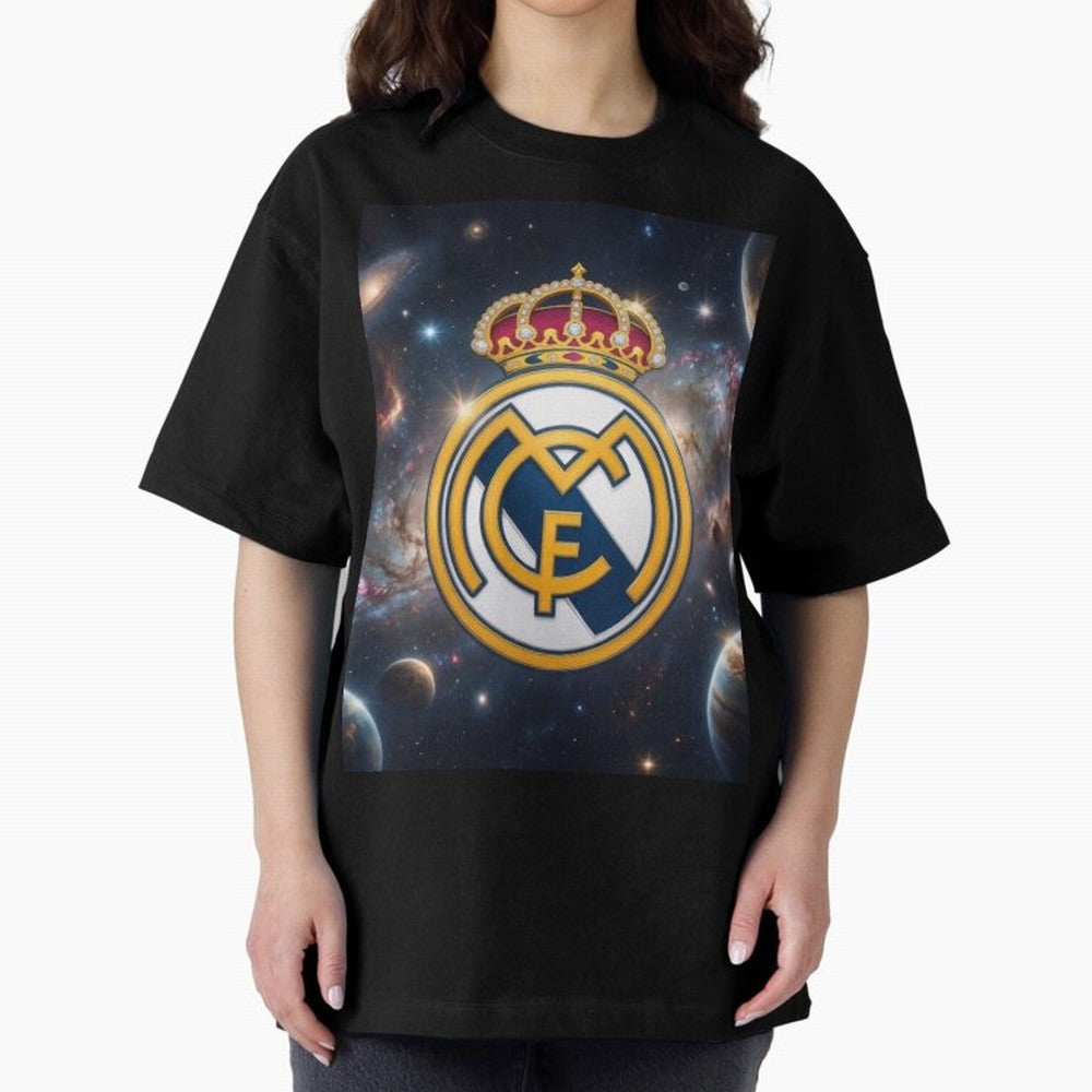 La Galaxia del Real Madrid Oversized T-Shirt Show Your Tournament Heart for FIFA World Cup 2026 Group Stage for Fans of Mbappe and Neymar and Argentina, Bringing Fan Favorite Moments, National Team Passion, Big Match Drama and Soccer History; Made