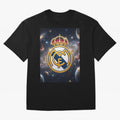 La Galaxia del Real Madrid Oversized T-Shirt Show Your Tournament Heart for FIFA World Cup 2026 Group Stage for Fans of Mbappe and Neymar and Argentina, Bringing Fan Favorite Moments, National Team Passion, Big Match Drama and Soccer History; Made