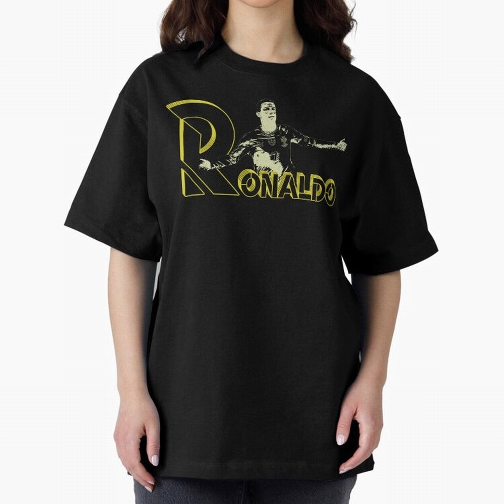 CR7 - ronaldo Oversized T-Shirt Show Match Day Excitement for FIFA World Cup 2026 Group Stage Spirit, Centered on Brazil, CR7, Fan Favorite Moments, National Team Passion, Big Match Drama and Soccer History; Great for Supporters Who Love Legendary