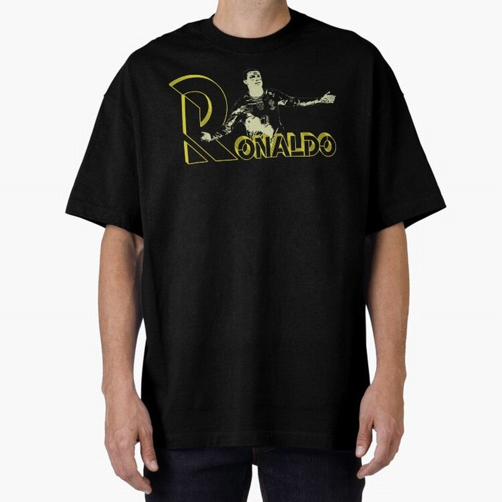 CR7 - ronaldo Oversized T-Shirt Show Match Day Excitement for FIFA World Cup 2026 Group Stage Spirit, Centered on Brazil, CR7, Fan Favorite Moments, National Team Passion, Big Match Drama and Soccer History; Great for Supporters Who Love Legendary