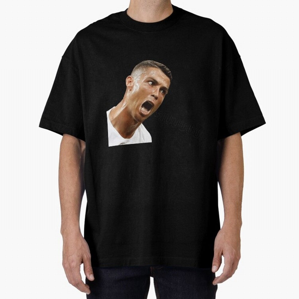 Cristiano Ronaldo Siuuu Oversized T-Shirt Join the FIFA World Cup 2026 Journey through Neymar Highlights, Brazil Pride, Stadium Memories, Football Loyalty, International Chants and Championship Tradition; Created for Match Day Parties, Soccer