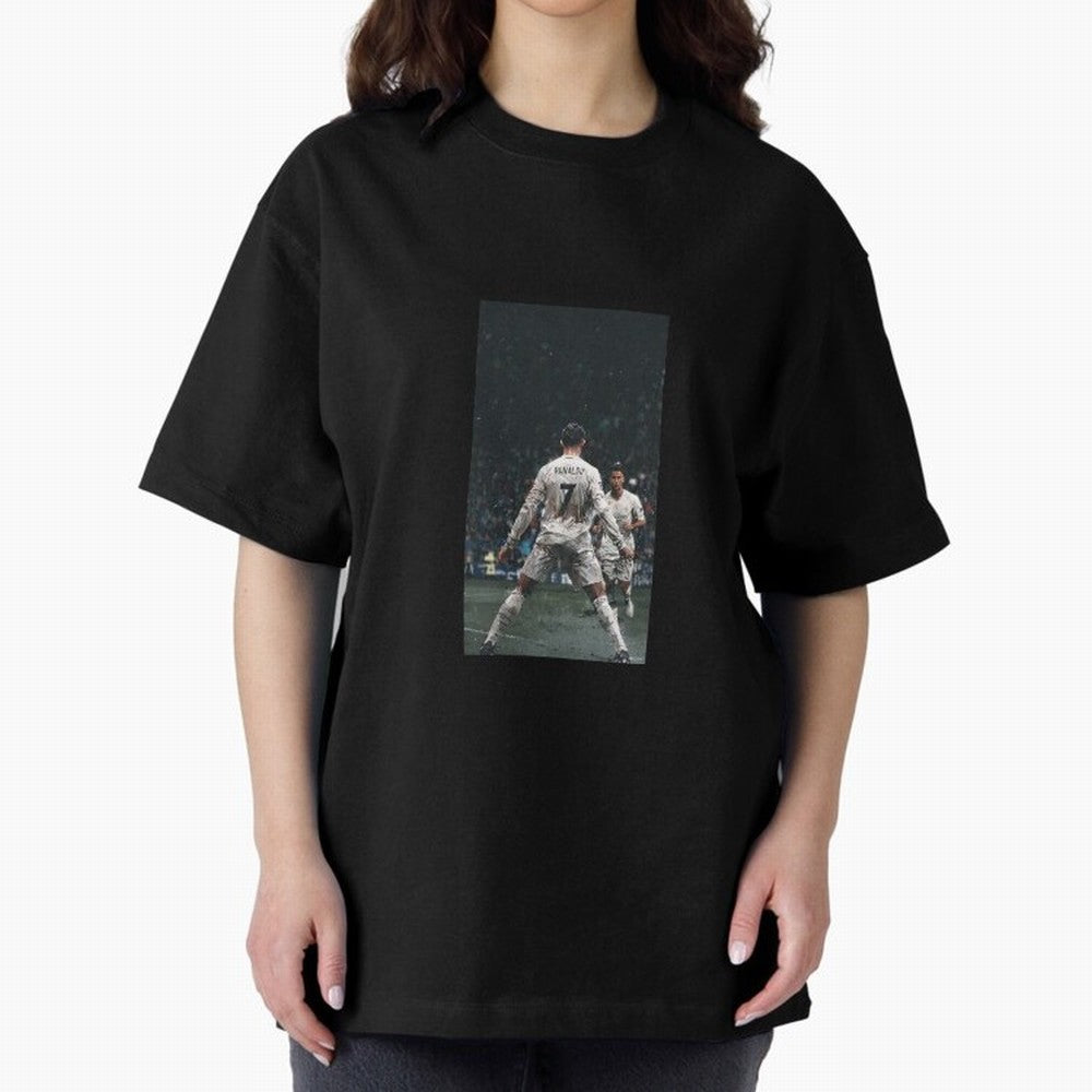 CR7 Oversized T-Shirt Feel the FIFA World Cup 2026 Journey through Cristiano Ronaldo, Haaland and CR7 Highlights, Netherlands Pride, Global Supporter Spirit, Legendary Goals, National Colors and Tournament Celebration; Ideal for Passionate Fans Who