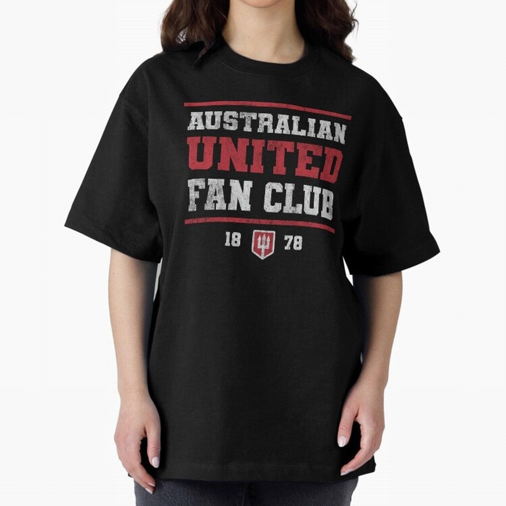 Australian United Fan Club Oversized T-Shirt Stand Proud for Match Day Hype around FIFA World Cup 2026, Cristiano Ronaldo, Haaland and CR7, Argentina and Brazil, Global Supporter Spirit, Legendary Goals, National Colors and Tournament Celebration;