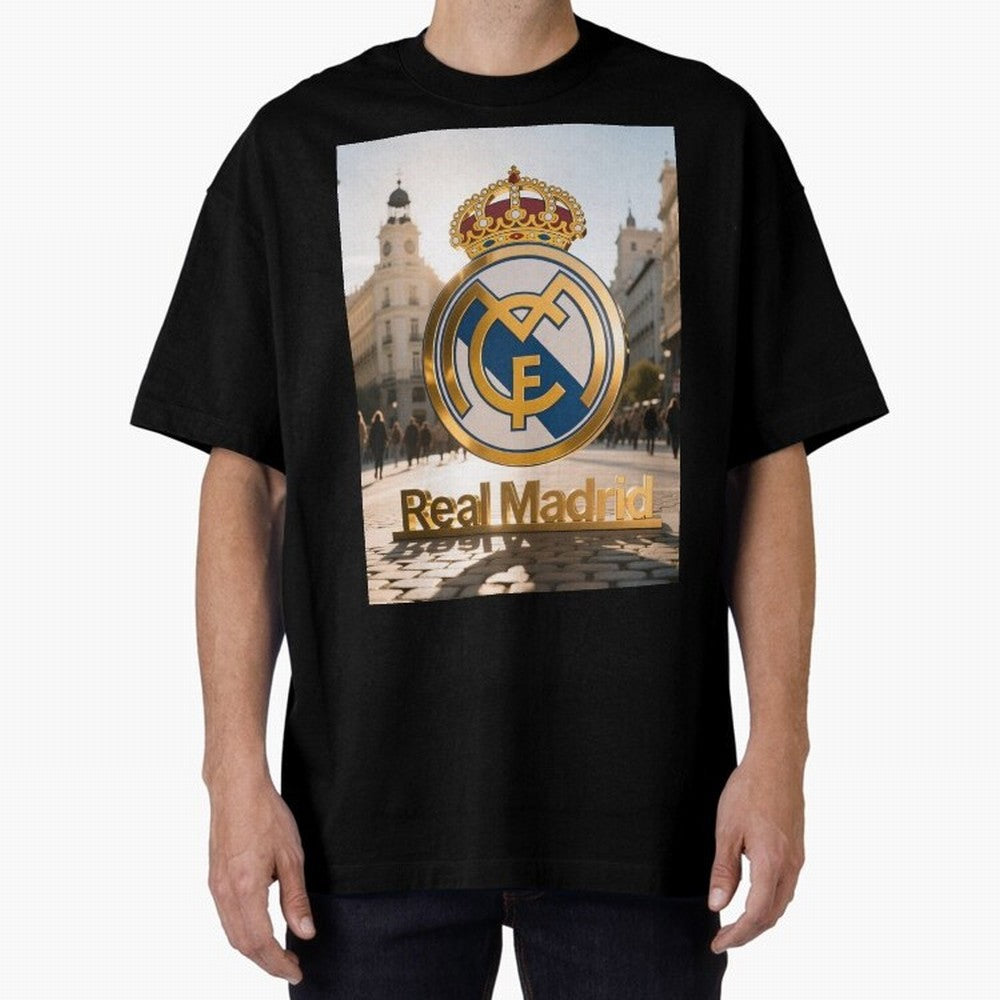 As¨ª as¨ª as¨ª Gana el Madrid Oversized T-Shirt Celebrate Football Heritage in FIFA World Cup 2026 for Fans of Mbappe and Germany, Bringing Stadium Memories, Football Loyalty, International Chants and Championship Tradition; Made for Die Hard