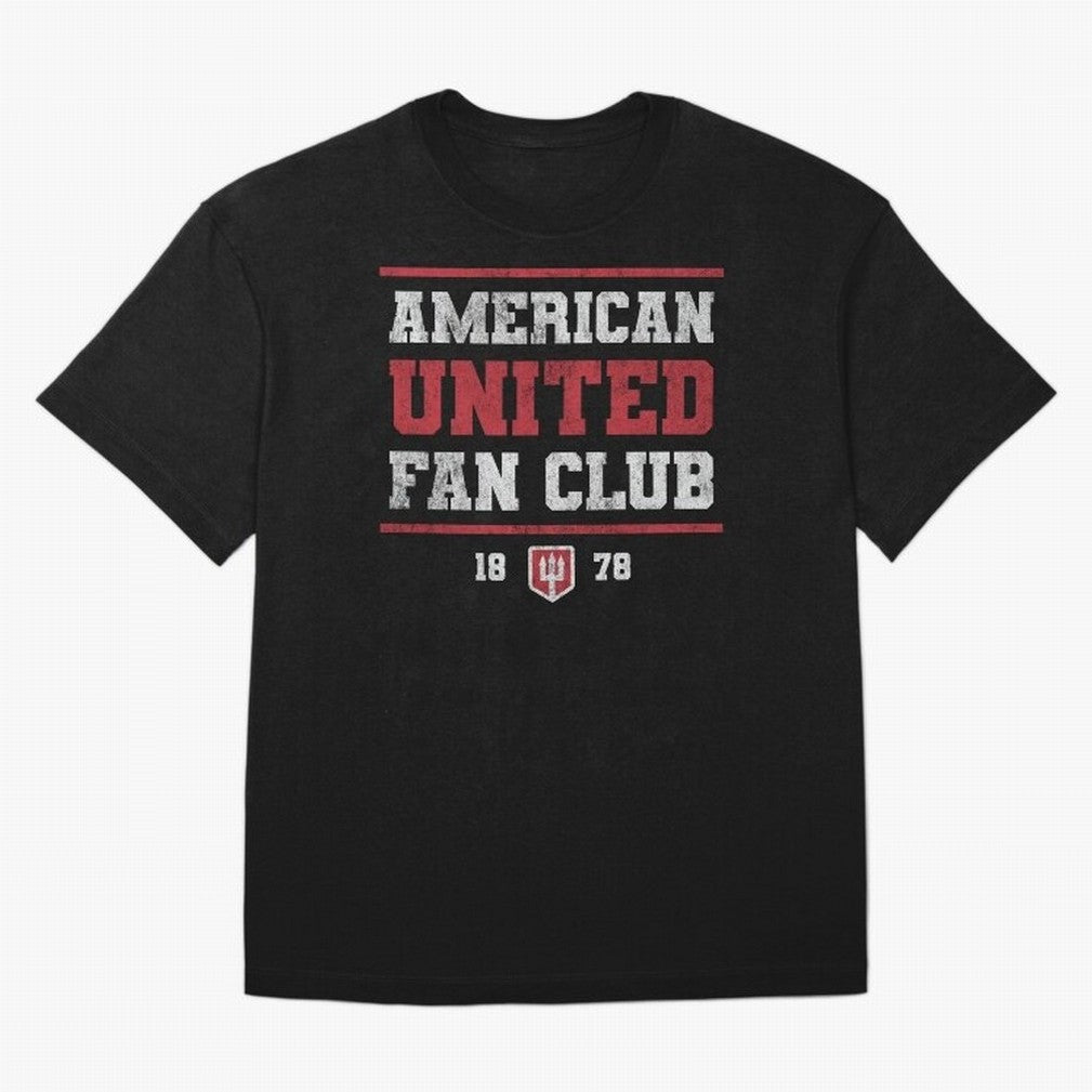 American United Fan Club Oversized T-Shirt Represent Fans Who Live for the FIFA World Cup 2026 Journey through Messi, CR7 and Mbappe Highlights, Argentina, France and Brazil Pride, Football Passion, Legendary Performances, Festival Vibes and