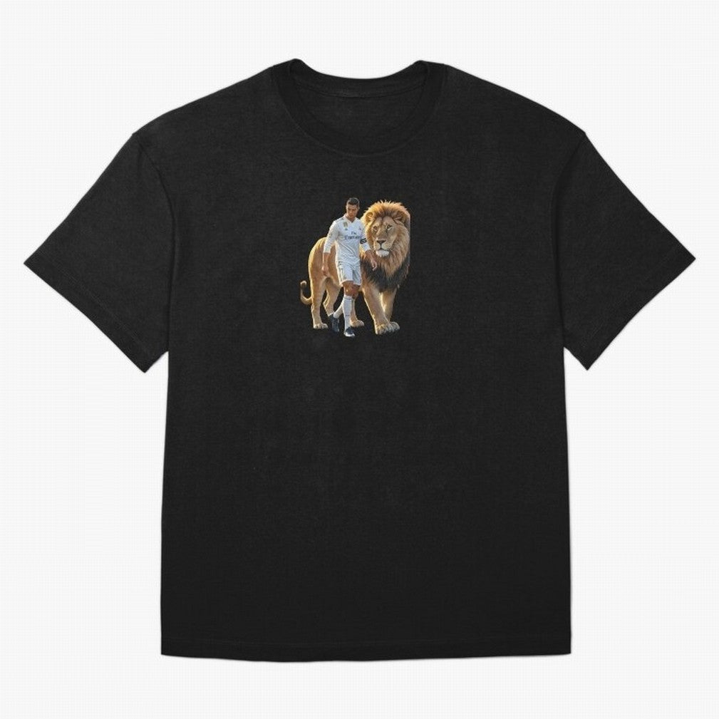 Christiano Ronaldo lion Oversized T-Shirt Make Every Match About Global Football Passion for FIFA World Cup 2026, Capturing Cristiano Ronaldo, Haaland and CR7, Spain and Netherlands, Global Supporter Spirit, Legendary Goals, National Colors and