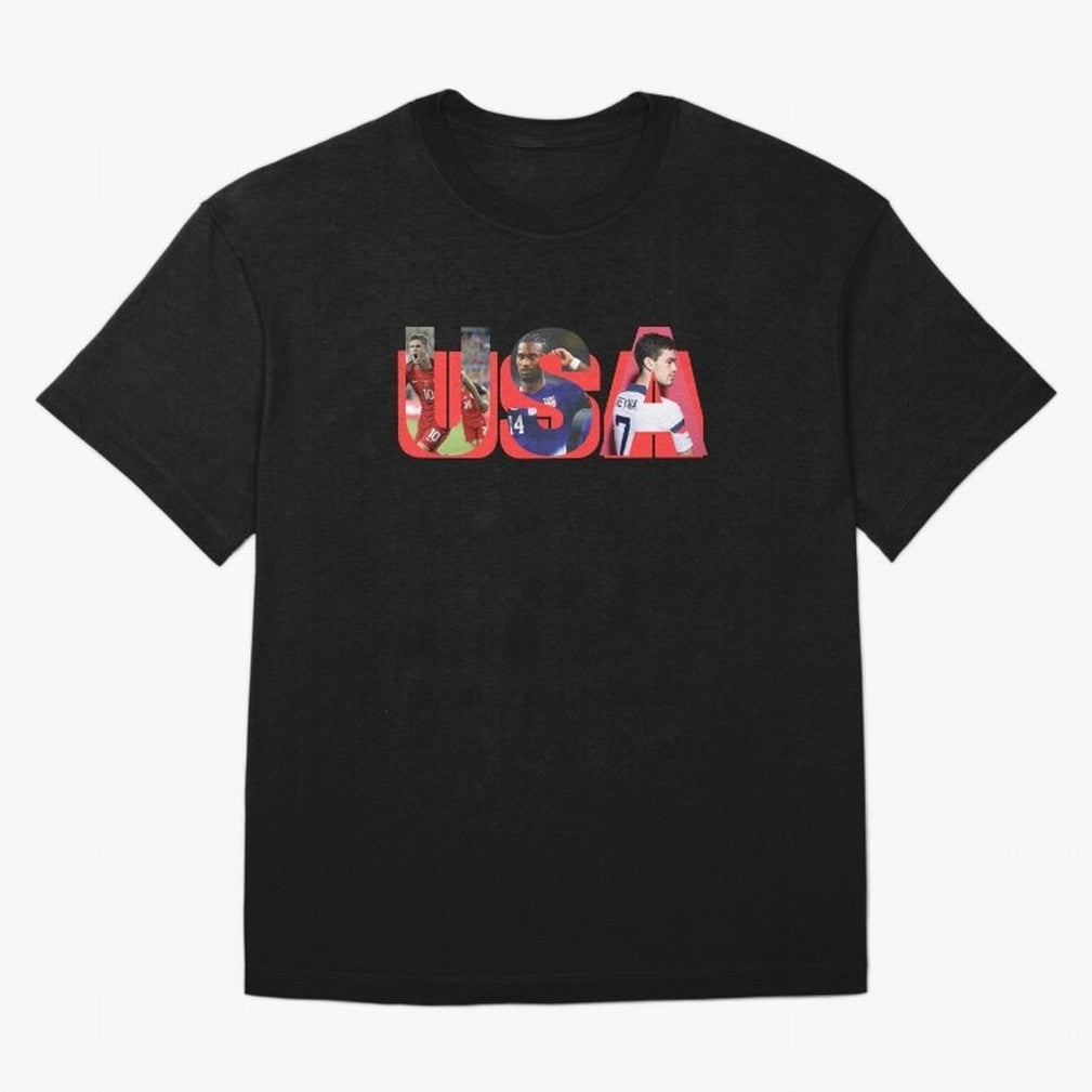 USA Soccer Cristian Pulisic, Haji Wright, Gio Reyna Oversized T-Shirt Discover Global Football Passion for FIFA World Cup 2026 Group Stage, Capturing Messi and Cristiano Ronaldo, Spain and Netherlands, Stadium Chants, National Pride, Trophy Dreams