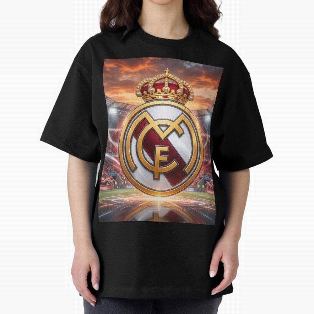 Tormenta del F¨²tbol Oversized T-Shirt Remember the FIFA World Cup 2026 Journey through CR7 and Messi Highlights, France and Portugal Pride, Championship Spirit, Famous Goals, Roaring Crowds and International Football Unity; Perfect for Fans,