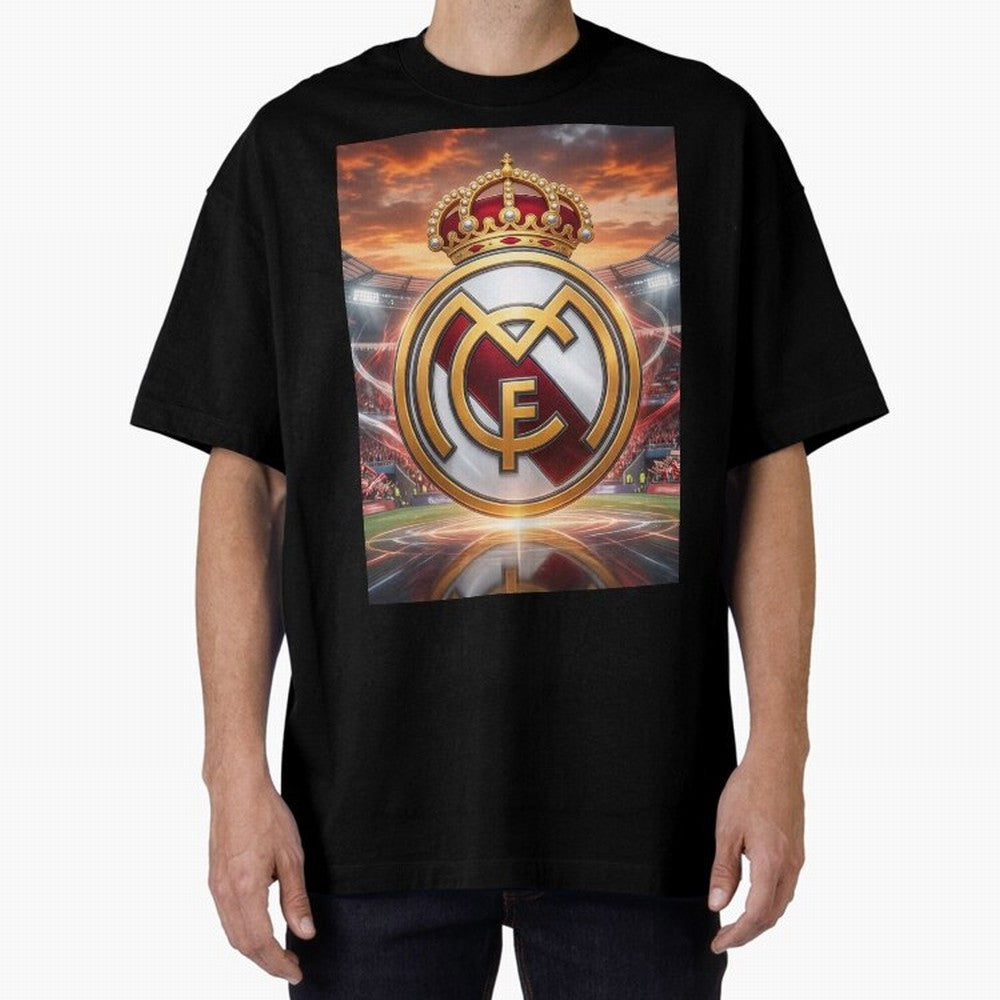 Tormenta del F¨²tbol Oversized T-Shirt Remember the FIFA World Cup 2026 Journey through CR7 and Messi Highlights, France and Portugal Pride, Championship Spirit, Famous Goals, Roaring Crowds and International Football Unity; Perfect for Fans,
