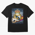 Pelot¨®n Real Madrid Oversized T-Shirt Spotlight Global Football Passion for FIFA World Cup 2026 Group Stage, Centered on Haaland and Mbappe, Spain and Netherlands, Stadium Chants, National Pride, Trophy Dreams and Unforgettable Football Memories;