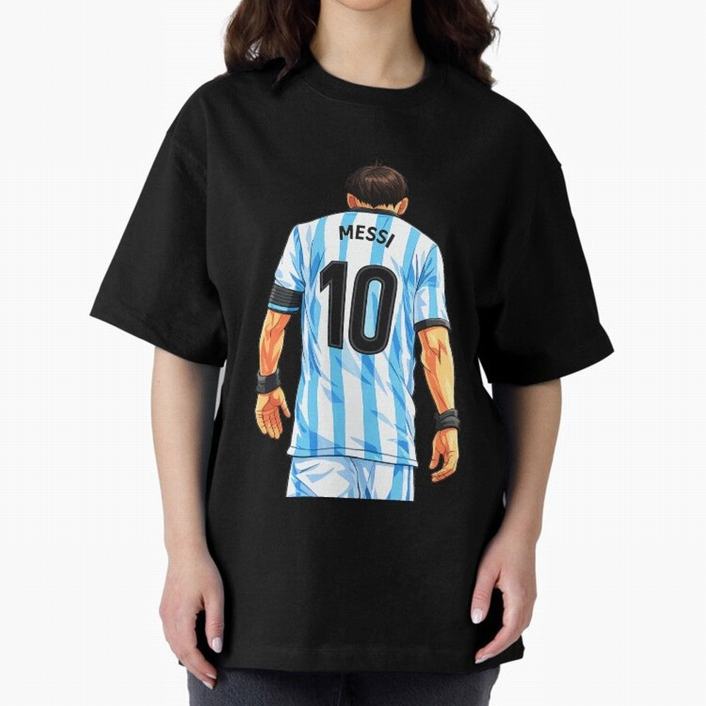 Messi Argentina 10 Oversized T-Shirt Celebrate the Next Chapter of FIFA World Cup 2026 Featuring Neymar, Haaland and Cristiano Ronaldo, Spain and Netherlands Energy, Football Passion, Legendary Performances, Festival Vibes and Supporter Community;