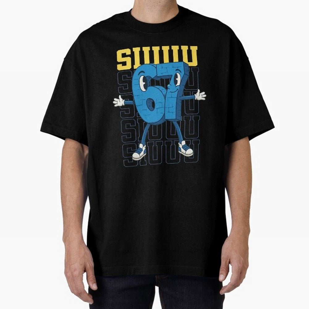 Funny Siuuu 67 Six Seven Soccer Shirt Oversized T-Shirt Carry the Colors and Pride of FIFA World Cup 2026 Group Stage for Fans of Mbappe and France, Bringing Match Day Excitement, Supporter Culture, Golden Goals and Global Football Passion; Perfect