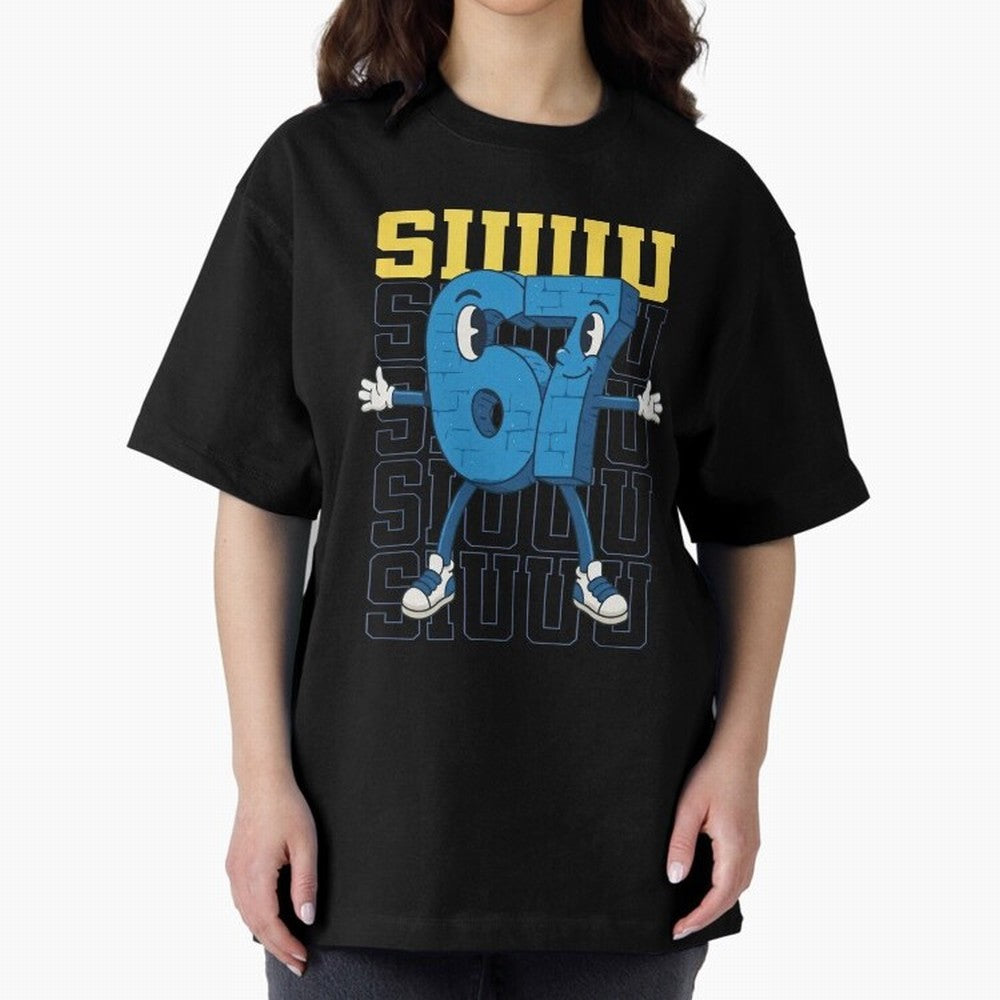 Funny Siuuu 67 Six Seven Soccer Shirt Oversized T-Shirt Carry the Colors and Pride of FIFA World Cup 2026 Group Stage for Fans of Mbappe and France, Bringing Match Day Excitement, Supporter Culture, Golden Goals and Global Football Passion; Perfect