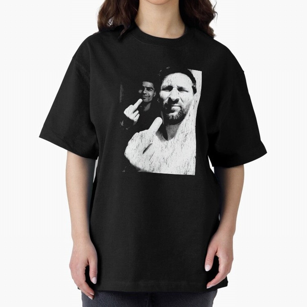 Cristiano Ronaldo & Messi Vintage Oversized T-Shirt Show Your Stadium Side during Global Football Passion for FIFA World Cup 2026 USA Canada Mexico, Centered on Mbappe, England, Champion Mindset, Group Stage Buzz, Knockout Tension and Passionate