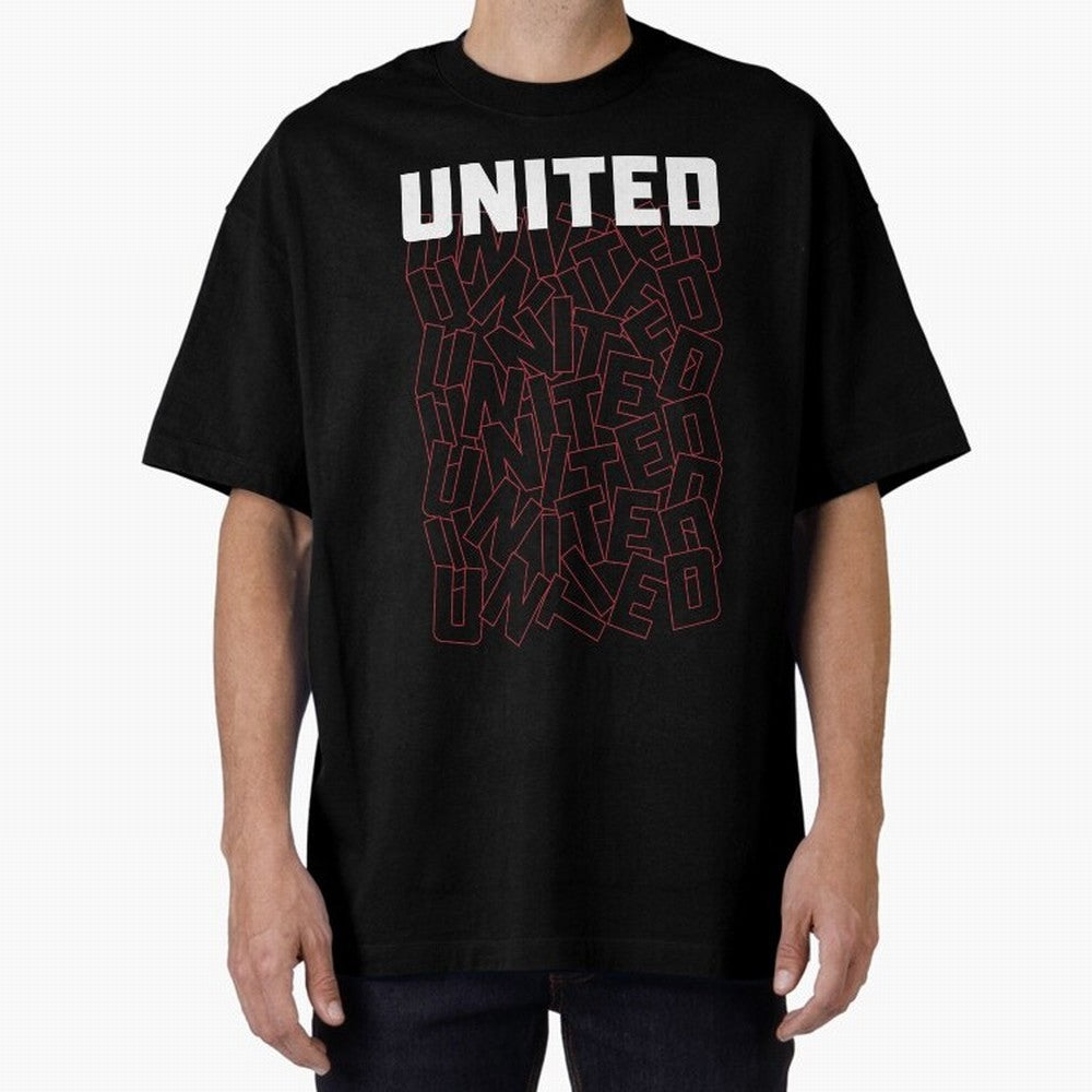 Manchester United Oversized T-Shirt Make Your Look Match FIFA World Cup 2026 Spirit, Driven by Argentina and Brazil, Messi, CR7 and Mbappe, Classic Soccer Heritage, Championship Pressure, Fan Loyalty and International Pride; Perfect for Supporters