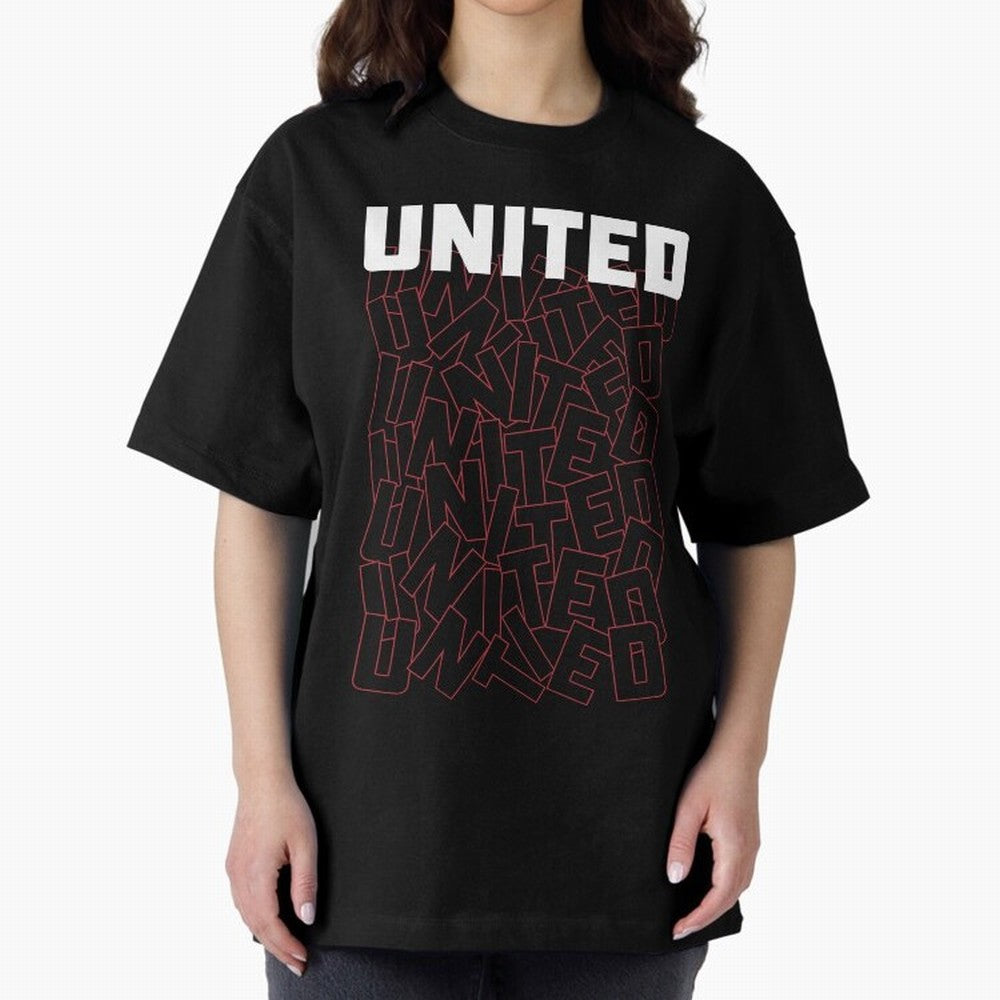 Manchester United Oversized T-Shirt Make Your Look Match FIFA World Cup 2026 Spirit, Driven by Argentina and Brazil, Messi, CR7 and Mbappe, Classic Soccer Heritage, Championship Pressure, Fan Loyalty and International Pride; Perfect for Supporters
