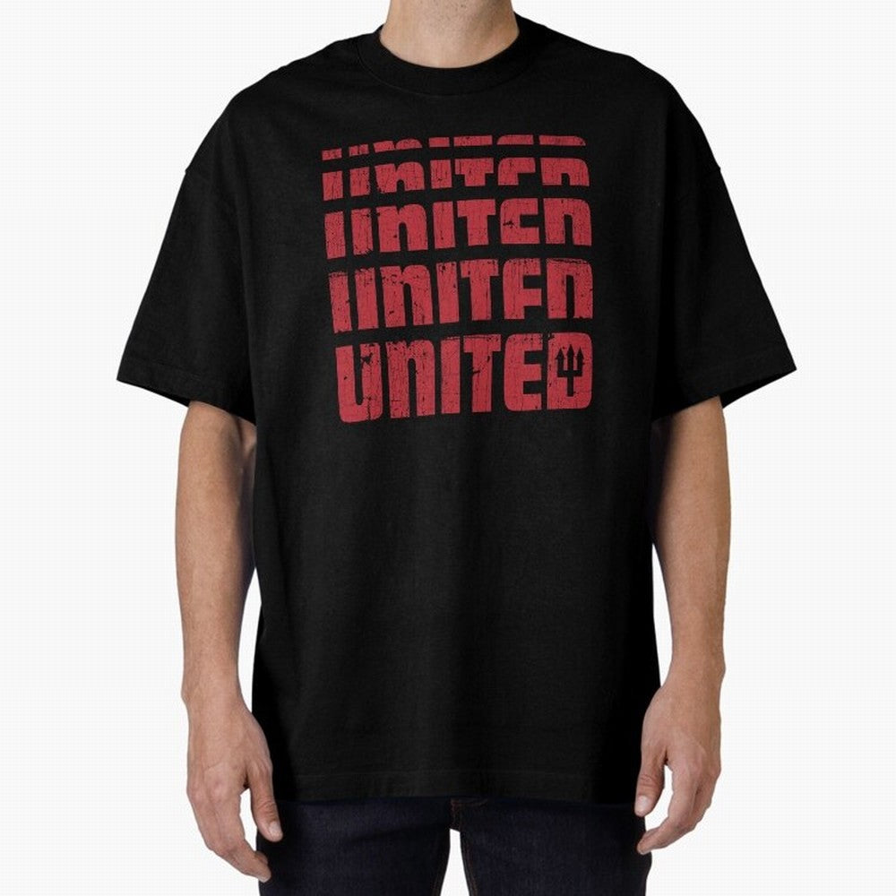 United United United Oversized T-Shirt Celebrate the Biggest Stage of FIFA World Cup 2026 Spirit, Driven by Argentina and Brazil, Neymar, Haaland and Cristiano Ronaldo, Goal Celebration Energy, Supporter Heritage, Football Icons and Worldwide