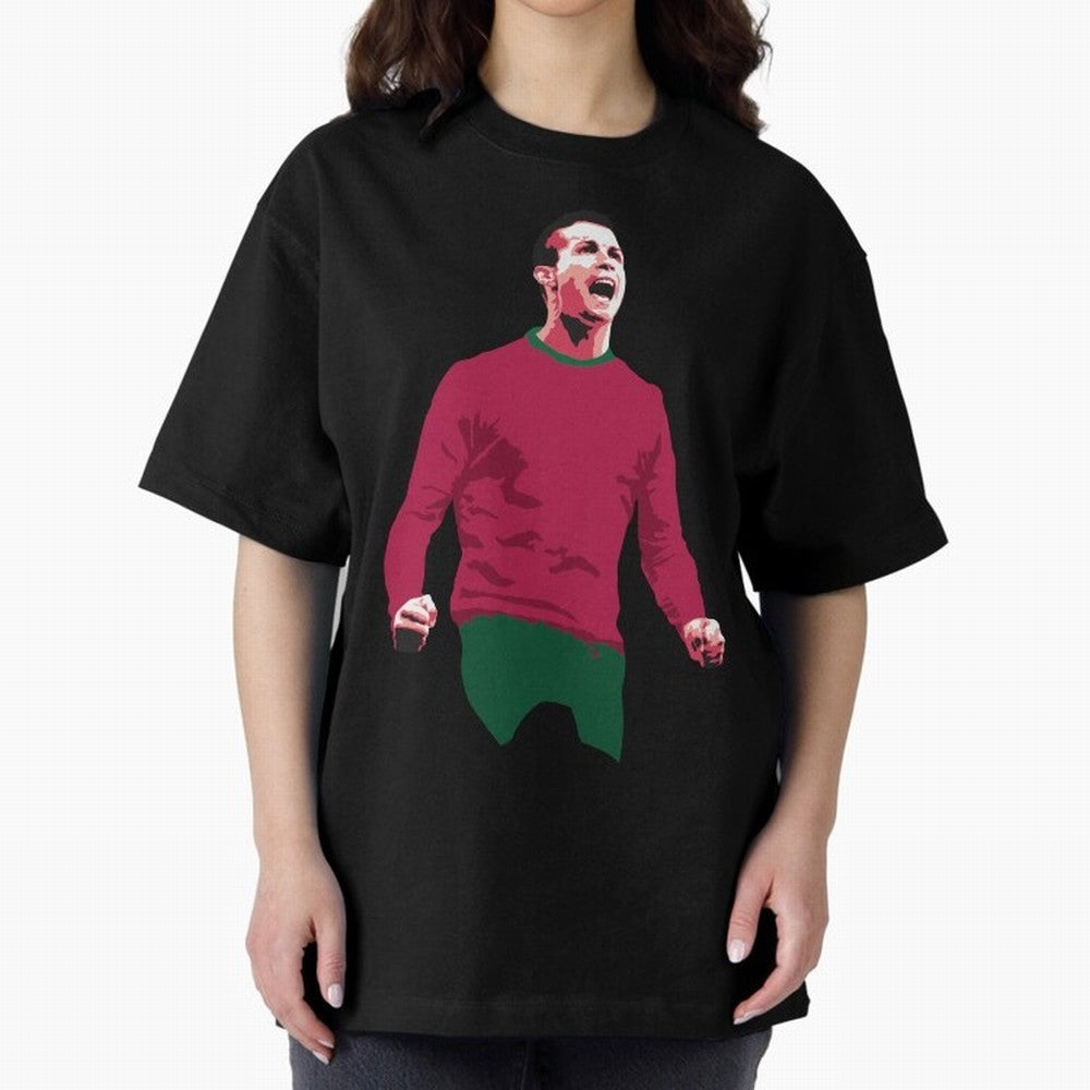 Ronaldo Oversized T-Shirt Unlock FIFA World Cup 2026 Centered on CR7 and Messi, Argentina Energy, Game Day Rituals, Football Legends, Country Pride and the Road to the Final; Made for Die Hard Supporters, Soccer Lovers, Game Day Photos and