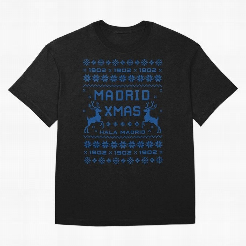 Real Madrid Christmas Oversized T-Shirt Elevate FIFA World Cup 2026 USA Canada Mexico with Mbappe and Neymar, Portugal, Spain and Germany Energy, Game Day Rituals, Football Legends, Country Pride and the Road to the Final; Created for Match Day