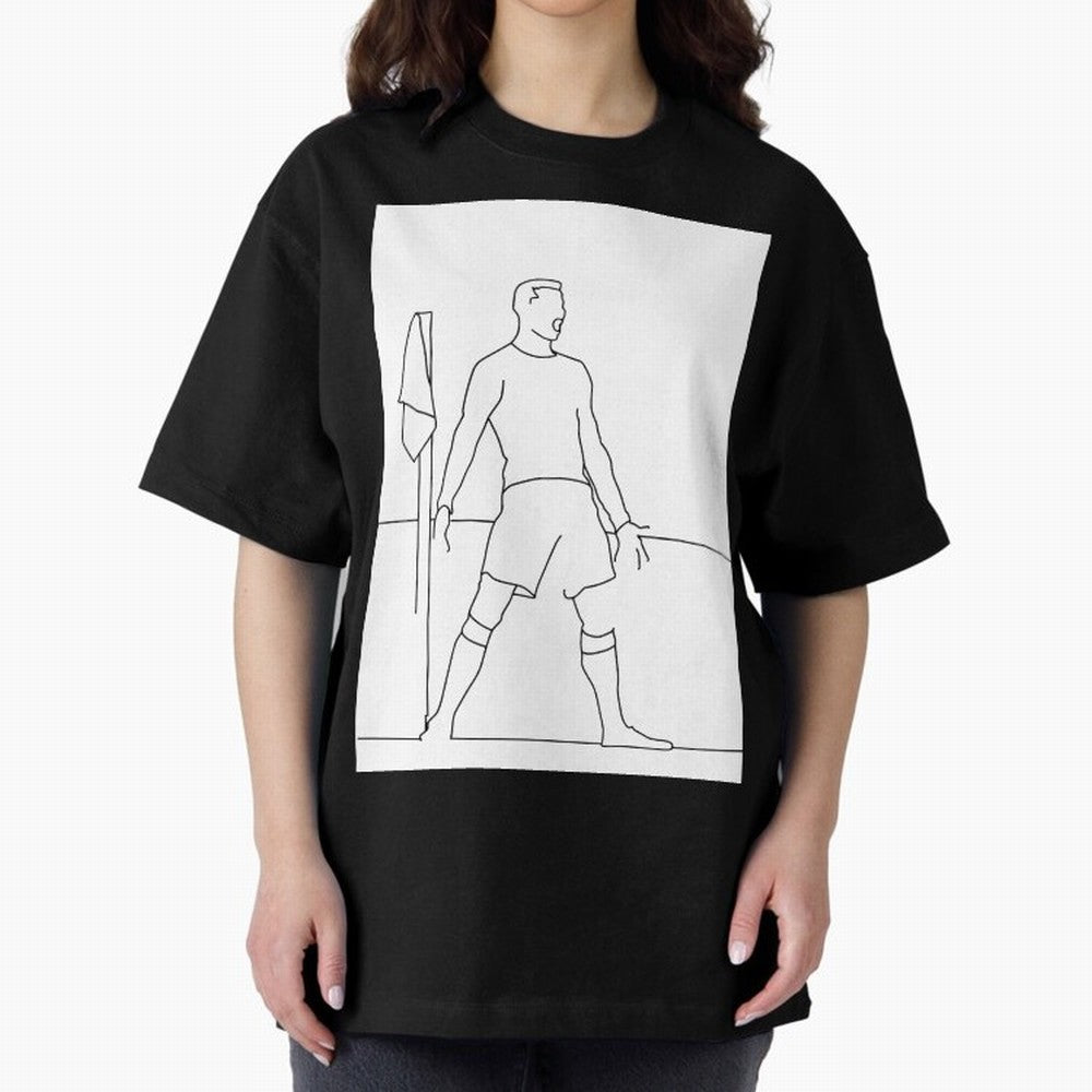 Siuuu! Oversized T-Shirt Relive Legendary Nights from Match Day Hype around FIFA World Cup 2026, Neymar, Netherlands, Football Festival Excitement, Trophy Ambitions, Country Rivalries and Star Player Buzz; Great for Supporters Who Love Legendary