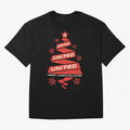 Manchester United Christmas Oversized T-Shirt Discover FIFA World Cup 2026 Group Stage for Fans of Cristiano Ronaldo and Portugal, Bringing Worldwide Fan Energy, Dramatic Goals, Stadium Lights and Championship Celebrations; Made for Collectors Who