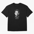 The G.O.A.T. ¨C Cristiano Ronaldo Legend Sketch Oversized T-Shirt Bring a Vintage Feel to Global Football Passion for FIFA World Cup 2026, Highlighting Haaland, Spain, Game Day Rituals, Football Legends, Country Pride and the Road to the Final;