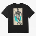 Futuristic Cristiano Ronaldo Illustration ¨C Cyber-Tech Football Art Oversized T-Shirt Share the Excitement of FIFA World Cup 2026 for Fans of Messi and England and Germany, Bringing Football Festival Excitement, Trophy Ambitions, Country Rivalries