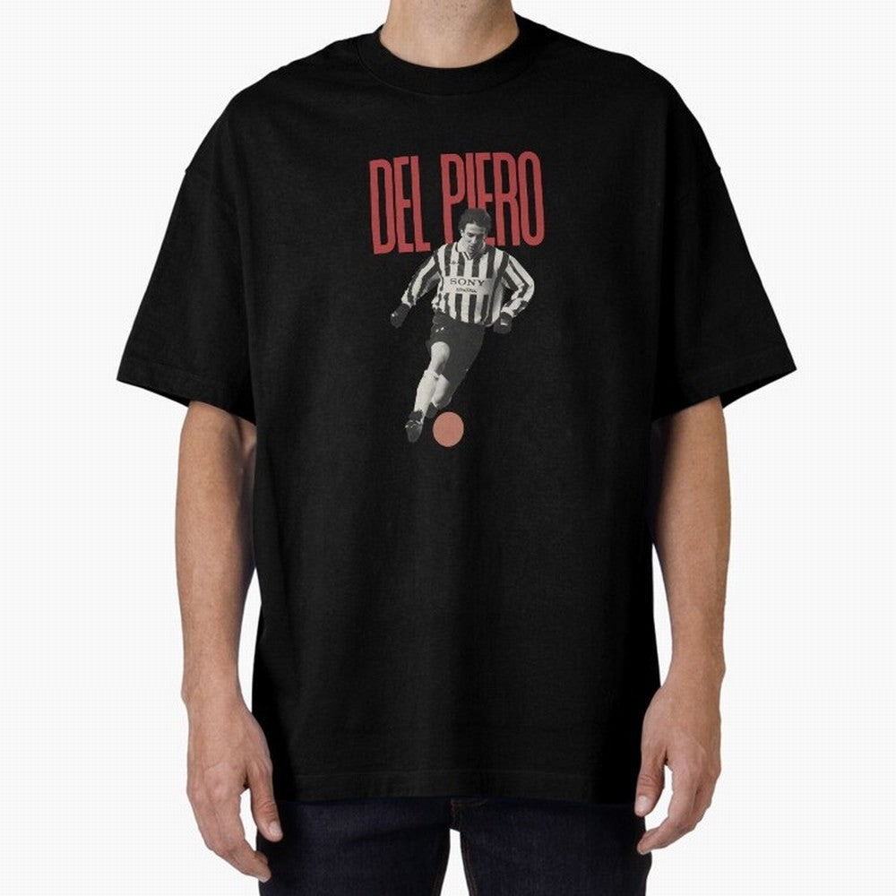 Alessandro Del Piero Minimalist Oversized T-Shirt Bring Supporter Culture to Match Day Hype around FIFA World Cup 2026, CR7 and Messi, Spain, Stadium Memories, Football Loyalty, International Chants and Championship Tradition; Made for Die Hard